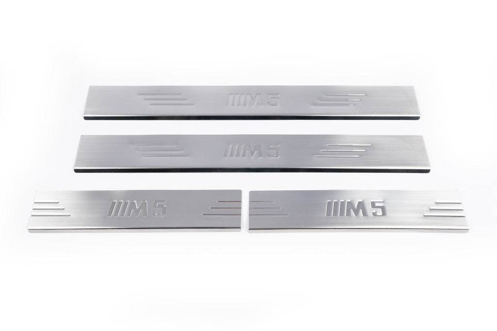 Door sills (4 pcs, Carmos V1) for BMW 5 series E-34 1988-1995 - Reelken Auto