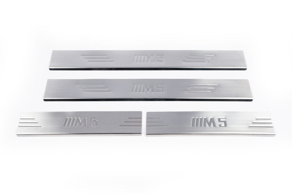 Door Sill Covers (4 pcs, Carmos V1) for BMW 5 Series E34 1988-1995 - image 2