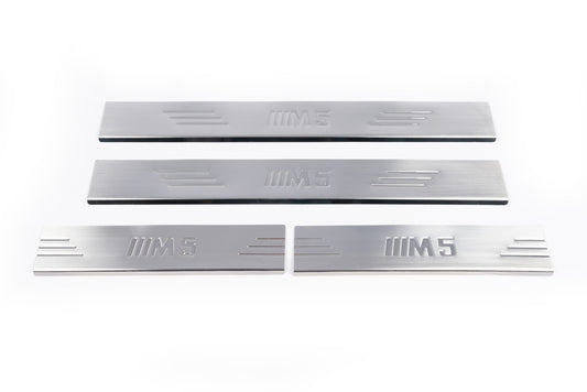 Door Sill Covers (4 pcs, Carmos V1) for BMW 5 Series E-34 1988-1995 - image 2