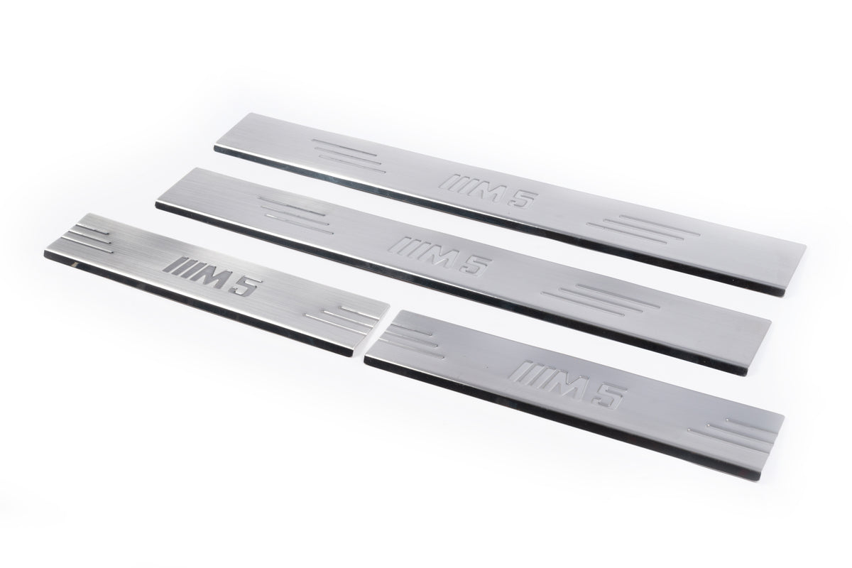 Door Sill Covers (4 pcs, Carmos V1) for BMW 5 Series E34 1988-1995 - image 1
