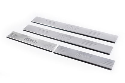 Door Sill Covers (4 pcs, Carmos V1) for BMW 5 Series E34 1988-1995 - image 1