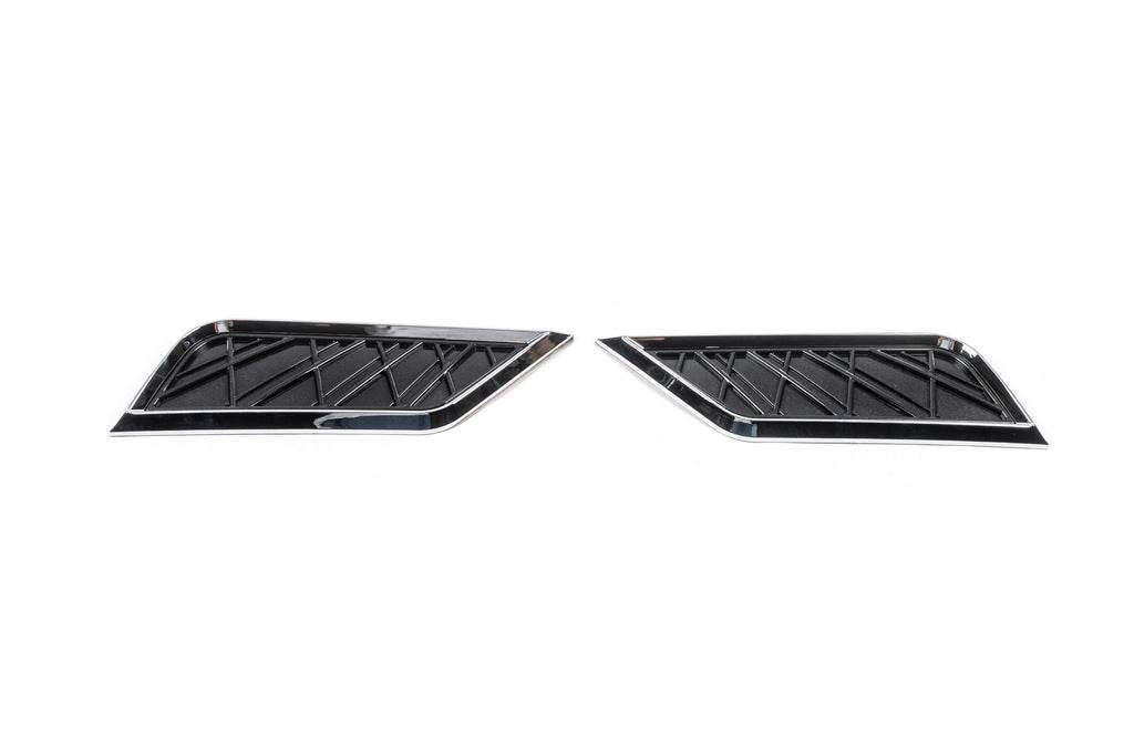 Cover on the end of the rear bumper (2016+, 2 pcs) for Lexus LX570/450d - Reelken Auto