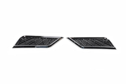 Cover on the end of the rear bumper (2016+, 2 pcs) for Lexus LX570/450d - Reelken Auto