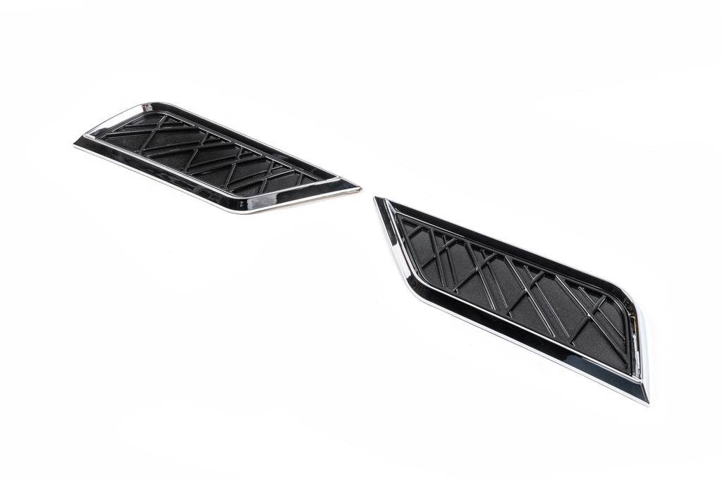 Cover on the end of the rear bumper (2016+, 2 pcs) for Lexus LX570/450d - Reelken Auto