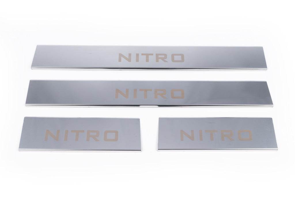Door sills Carmos upper part (stainless steel) for Dodge Nitro 2007↗ - Reelken Auto