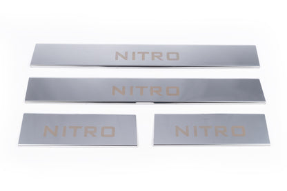 Carmos door sill covers for upper part (stainless steel) for Dodge Nitro 2006-2011 - image 4