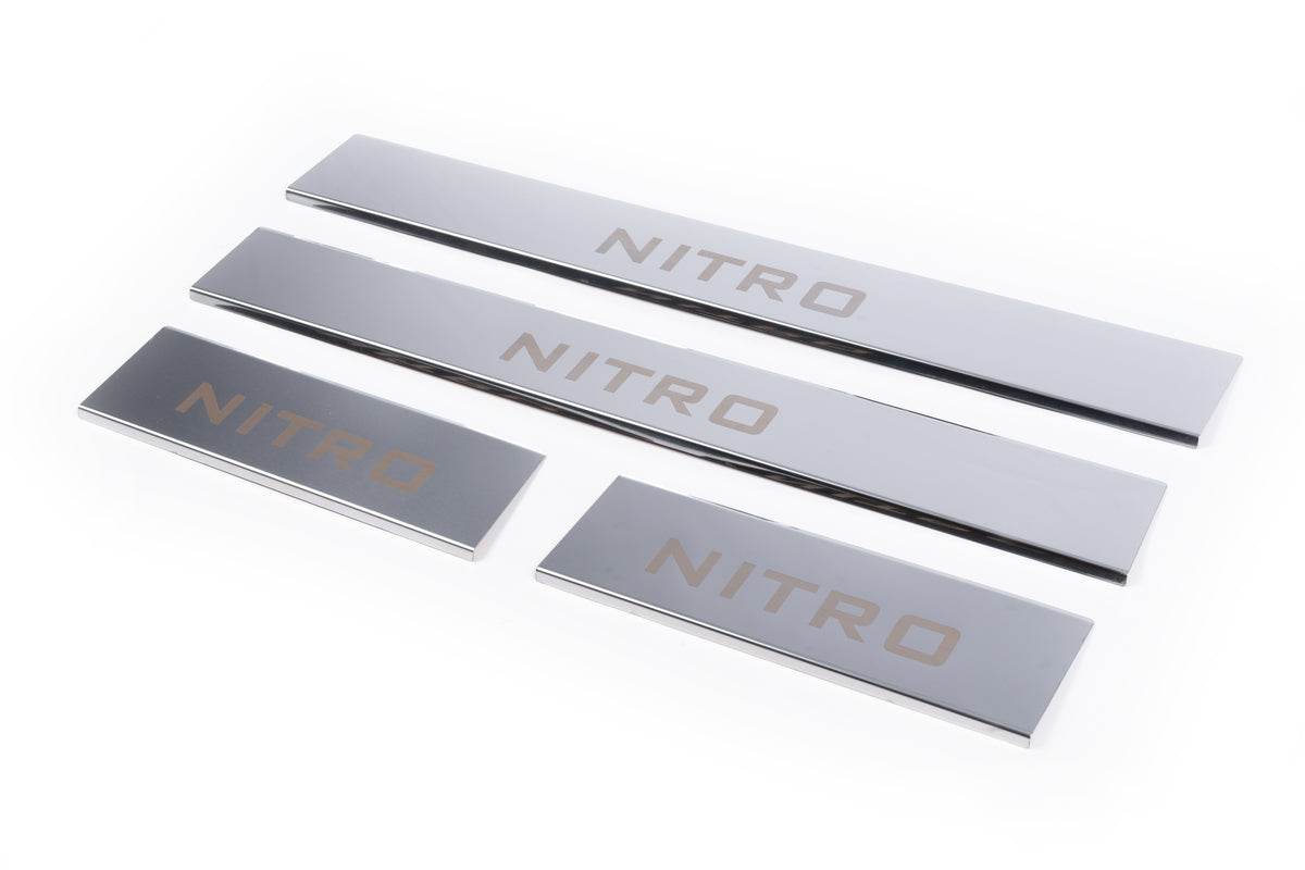 Door sills Carmos upper part (stainless steel) for Dodge Nitro 2007↗ - Reelken Auto