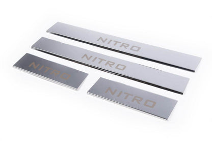 Door sills Carmos upper part (stainless steel) for Dodge Nitro 2007↗ - Reelken Auto