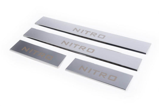 Door sills Carmos upper part (stainless steel) for Dodge Nitro 2007↗ - Reelken Auto