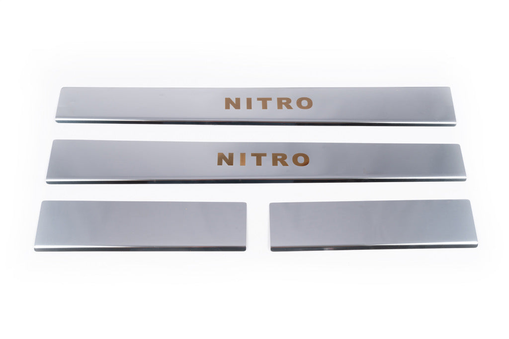 Carmos stainless steel door sill covers lower part for Dodge Nitro 2006-2011 - image 2