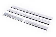 Door sill trims on body edge (Carmos V1, stainless steel) for Chevrolet Lanos 1998-2017 - image 1