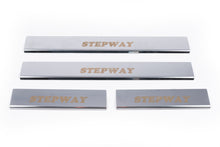 Door Sill Protectors Carmos V1 (4 pcs, Stainless Steel) for Renault Sandero 2013-2022 - image 2