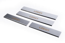 Door Sill Protectors Carmos V1 (4 pcs, Stainless Steel) for Renault Lodgy 2013-2022 - image 1