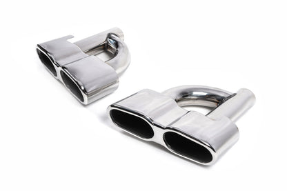 Exhaust Tips AMG V4 (2 pcs) for Mercedes-Benz - image 1