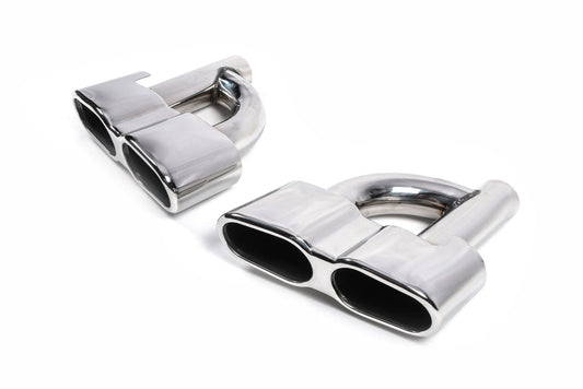 Exhaust Tips AMG V4 (2 pcs) for Mercedes-Benz - image 1