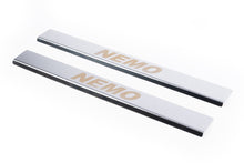 Door Sill Covers Carmos V1 (2 pcs, Stainless Steel) for Citroen Nemo 2007-2017 - image 1