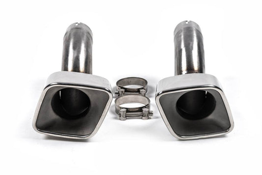 Nozzles for silencer V1 (2 pcs., stainless steel) for Range Rover Sport 2005-2013 - Reelken Auto