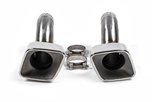 Exhaust Tips V1 (2 pcs, Stainless Steel) for Range Rover Sport 2005-2013 - image 2