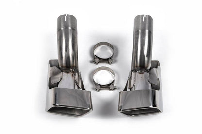 Nozzles for silencer V1 (2 pcs., stainless steel) for Range Rover Sport 2005-2013 - Reelken Auto