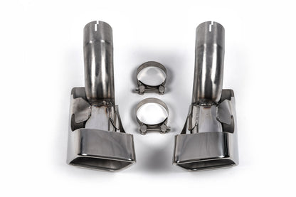 Exhaust Tips V1 (2 pcs, Stainless Steel) for Range Rover Sport 2005-2013 - image 3