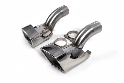Nozzles for silencer V1 (2 pcs., stainless steel) for Range Rover Sport 2005-2013 - Reelken Auto