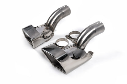 Exhaust Tips V1 (2 pcs, Stainless Steel) for Range Rover Sport 2005-2013 - image 1