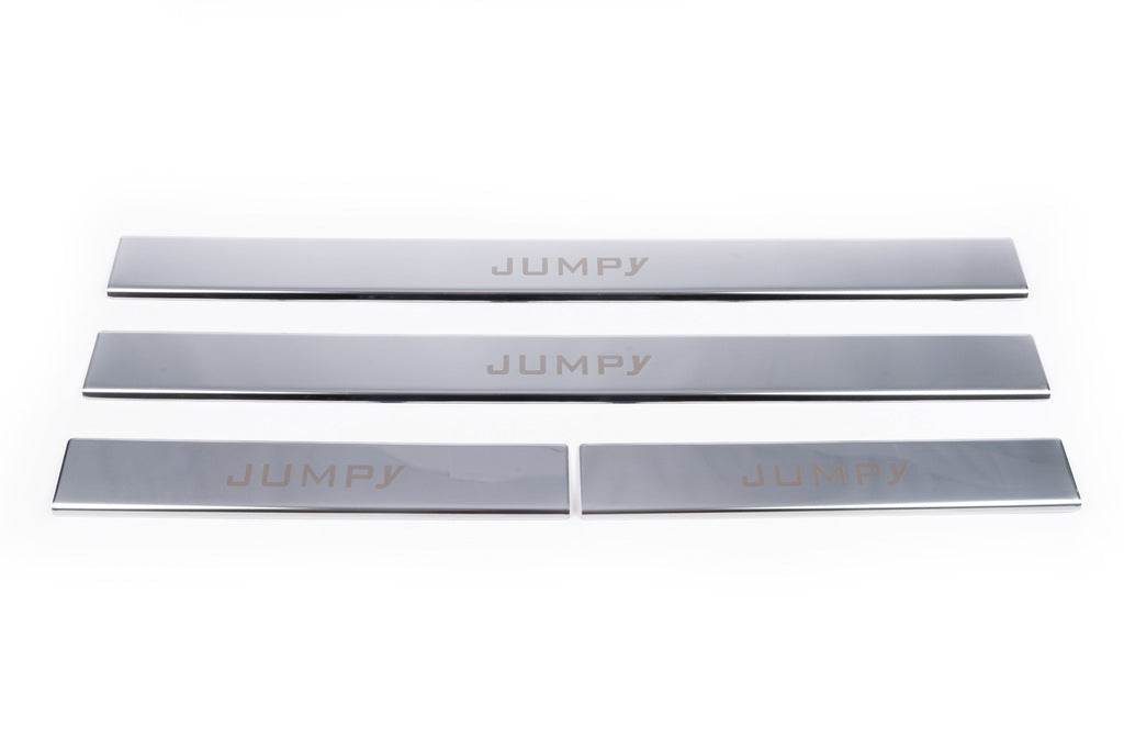 The door sill panels (Jumpy, 4 PCs) for Citroen Jumpy/Dispatch 2017- - Reelken Auto