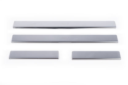 Door Sill Protectors Carmos V1 (4 pcs, Stainless Steel) for Peugeot 301 2012- - image 2