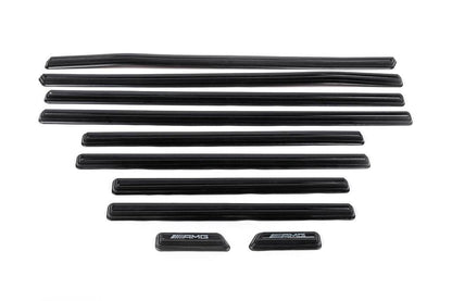 Black moldings in assembled form (2019 design) for Mercedes G class W463 1990-2018 - Reelken Auto
