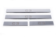 Chrome Door Sill Protectors (Carmos) for Citroen C-3 2002-2009 - image 2