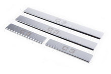 Chrome Door Sill Protectors (Carmos) for Citroen C-3 2002-2009 - image 1
