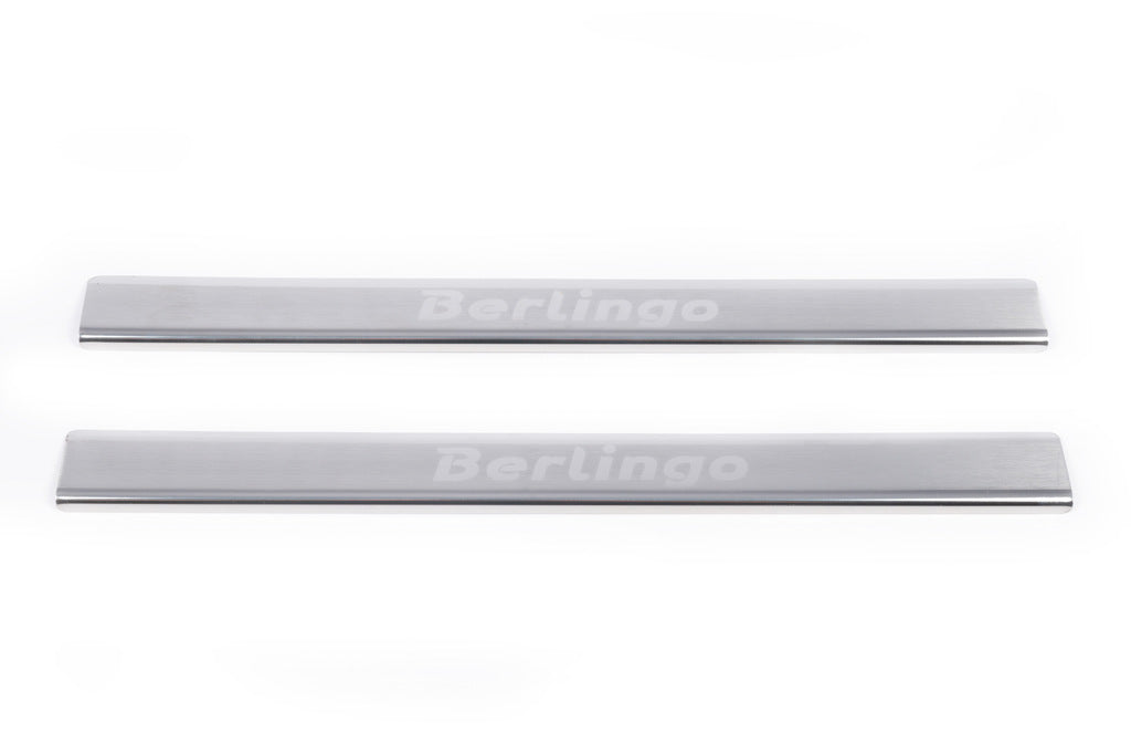 Door sills Carmos V1 (stainless) for Citroen Berlingo 2008-2018 - image 2