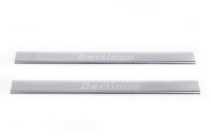 Door sills Carmos V1 (stainless) for Citroen Berlingo 2008-2018 - image 2