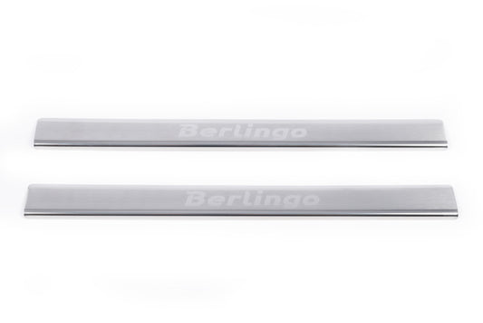 Door sills Carmos V1 (stainless) for Citroen Berlingo 2008-2018 - image 2