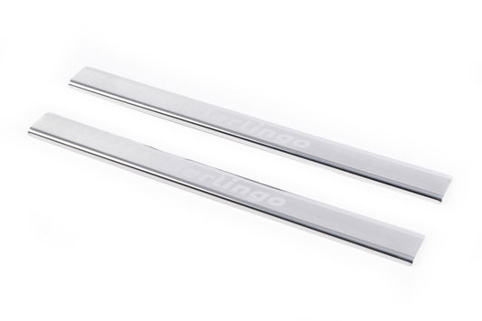 Door sills Carmos V1 (stainless) for Citroen Berlingo 2008-2018 - image 1