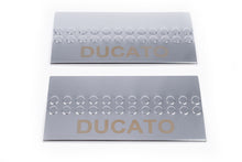 Interior door sill protectors Carmos V1 (2 pcs, stainless steel) for Fiat Ducato 2006-2025 - image 2