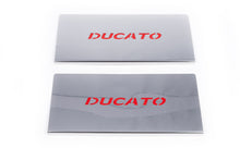 Interior door sill plates Red (2 pcs, stainless steel) for Fiat Ducato 2006-2025 - image 2