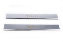 Door Sill Covers (Carmos, 2 pcs, Stainless Steel) for Fiat Scudo 2007-2015 - image 2