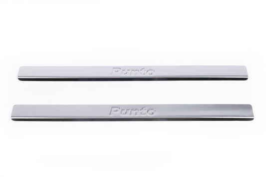 Door Sill Protectors Carmos V2 (2 pcs, Stainless Steel) for Fiat Punto Grande/EVO 2006-2018 - image 2