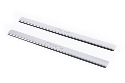 Door Sill Protectors Carmos V2 (2 pcs, Stainless Steel) for Fiat Punto Grande/EVO 2006-2018 - image 1