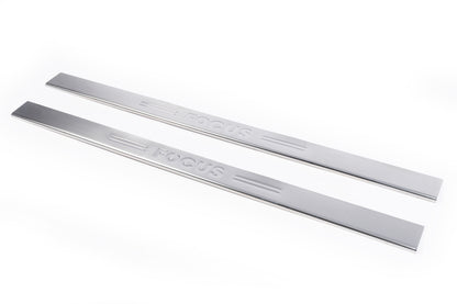 Door Sill Protectors Stainless Steel (Carmos, 2-door) for Ford Focus II 2005-2008 - image 1