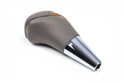 Gear Shift Knob (Gray Leather + Light Wood) for Toyota Land Cruiser 200 2007-2021 - image 2