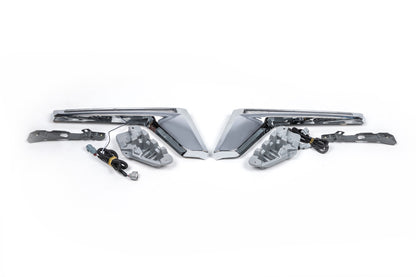 Headlight Eyelids with LED (2016↗) for Toyota Land Cruiser 200 2007-2021 - image 1