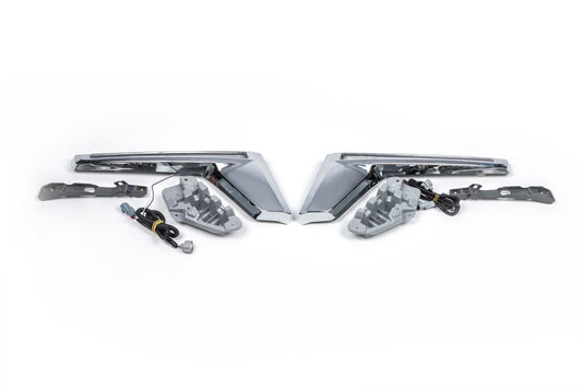 Headlight Eyelids with LED (2016↗) for Toyota Land Cruiser 200 2007-2021 - image 1