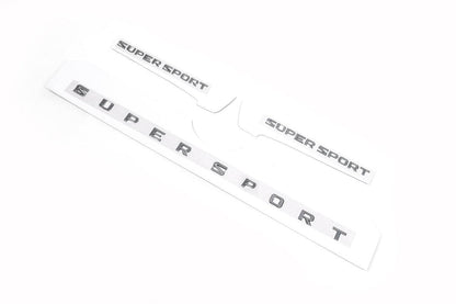 Set of Supersport nameplates (3 pcs) - Reelken Auto