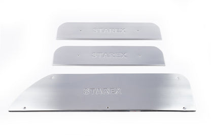 Carmos Door Sill Protectors (3 pcs, Stainless Steel) for Hyundai H200, H1, Starex 1998-2007 - image 2