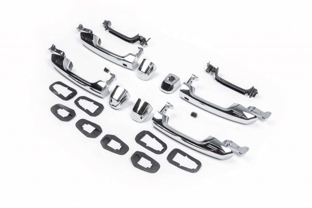 Door handles 2008-2015 complete set Design NEW (4 pcs) for Toyota Land Cruiser 200 2007-2021 - image 2