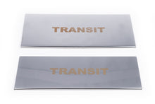 Interior door sill protectors Carmos V1 (2 pcs, stainless steel) for Ford Transit 2000-2014 - image 2