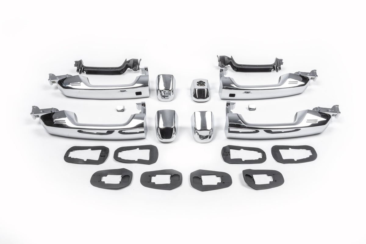 Door handles 2008-2015 complete set Design NEW (4 pcs) for Toyota Land Cruiser 200 2007-2021 - image 1