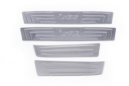 Sill Carmos V1 (4 pieces, stainless steel) for Hyundai IX-35 2010-2015 - Reelken Auto